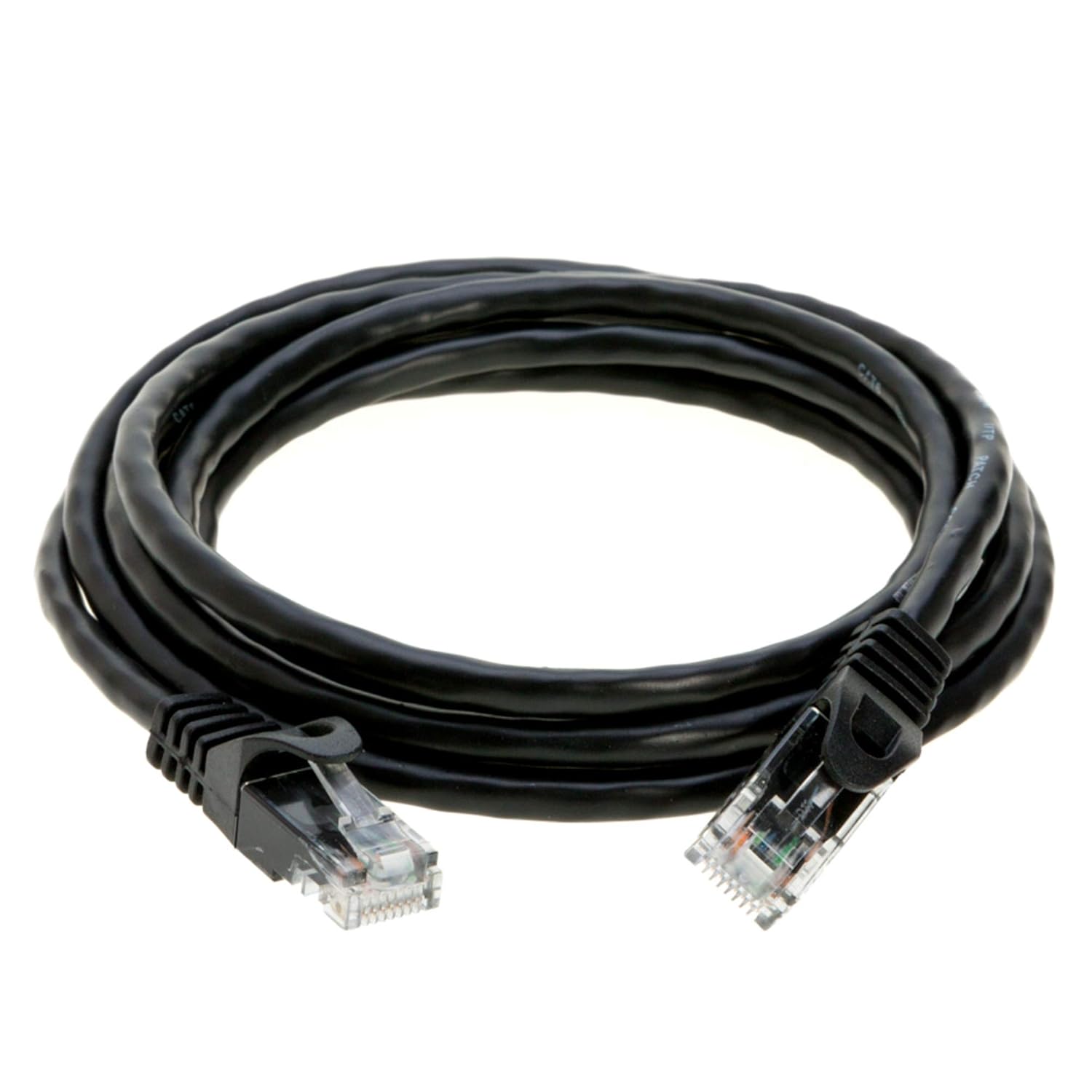 Cables Direct Online Black 200ft Cat6 Ethernet Network Cable RJ45 Internet Modem Patch Cord