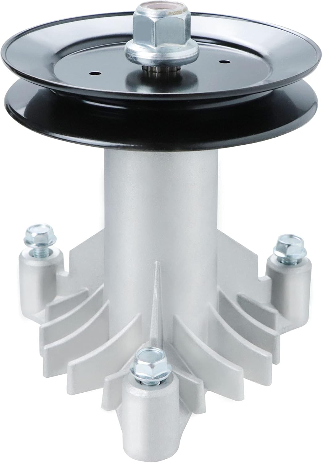 ILONPA Spindle Assembly with Pulley for Husqvarna Craftsman Poulan 38 42 inch Deck 130794 532130794 582922301 Pack of 2