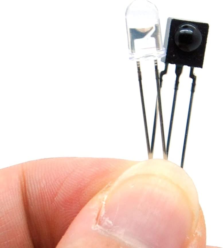 Gikfun 5mm 940nm LEDs Infrared Emitter IR Emission and IR Receiver Diode for Arduino (Pack of 40pcs) EK1964