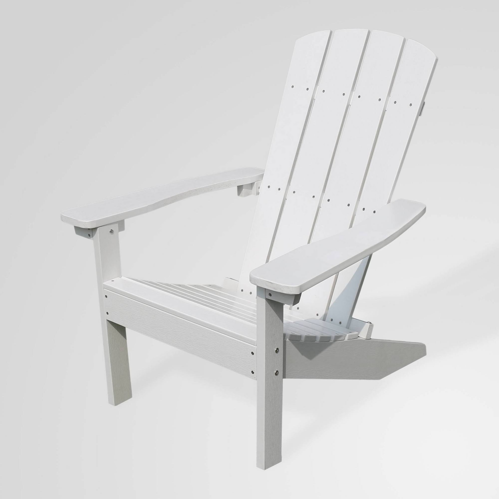 Northbeam Lakeside Faux Wood Adirondack Chair - White