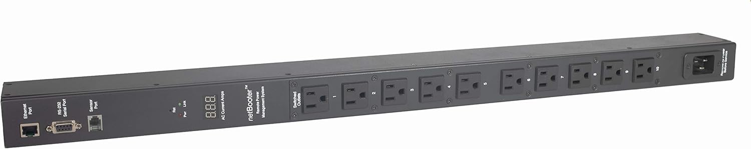 Synaccess NP-10DU Remote Switched PDU. UL-STD TUV Listed. Made and Supported by Synaccess Networks in US.