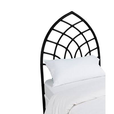 Cathedral Twin Open-Frame Headboard David Francis Furniture Black