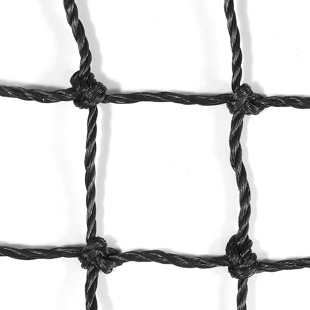 Aoneky Polyethylene Twisted Knotted Baseball Backstop Nets, 10x10ft / 10x15ft / 10x20ft / 10x30ft / 10x40ft