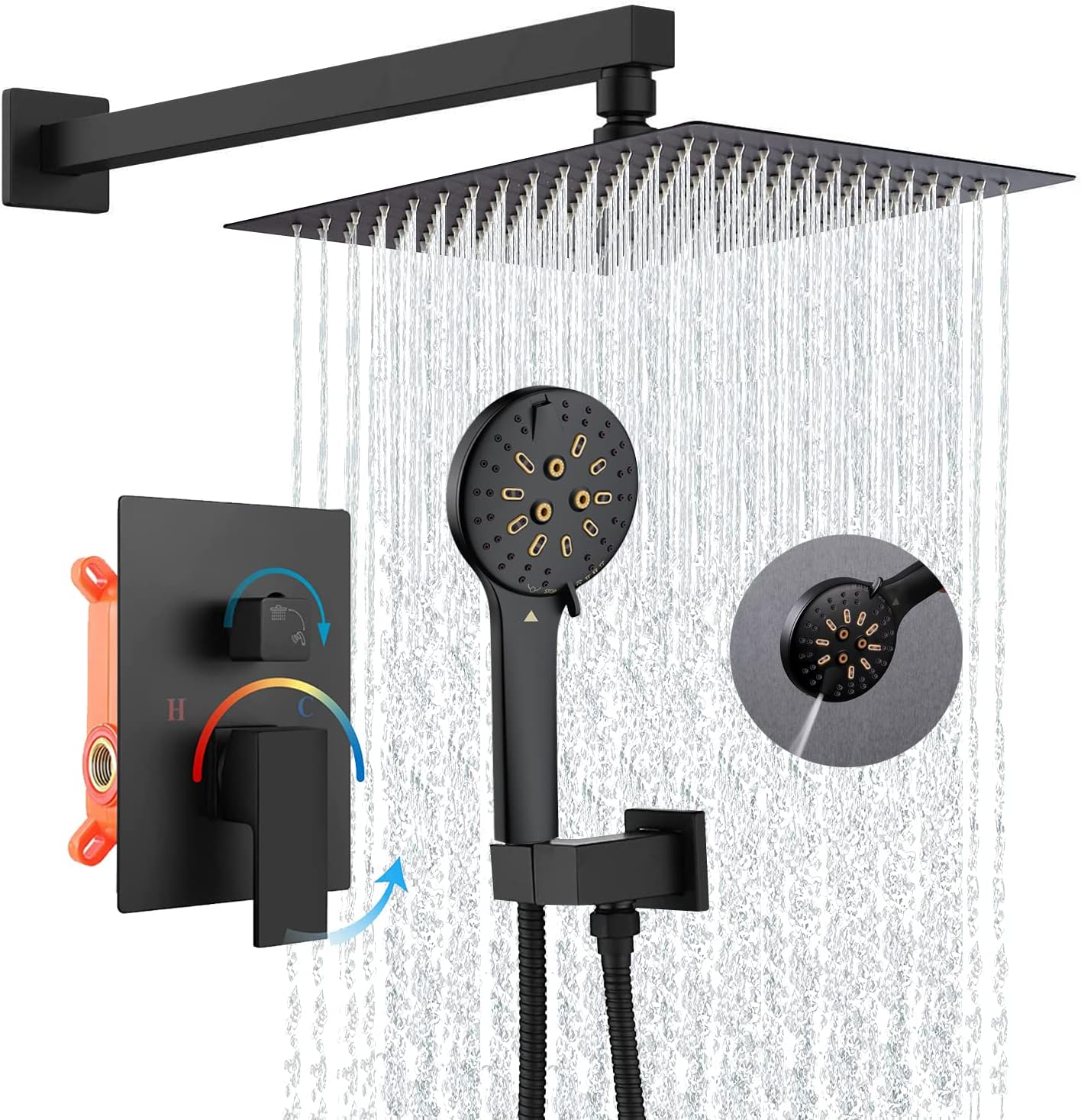 AWAXFOLO Shower System 12