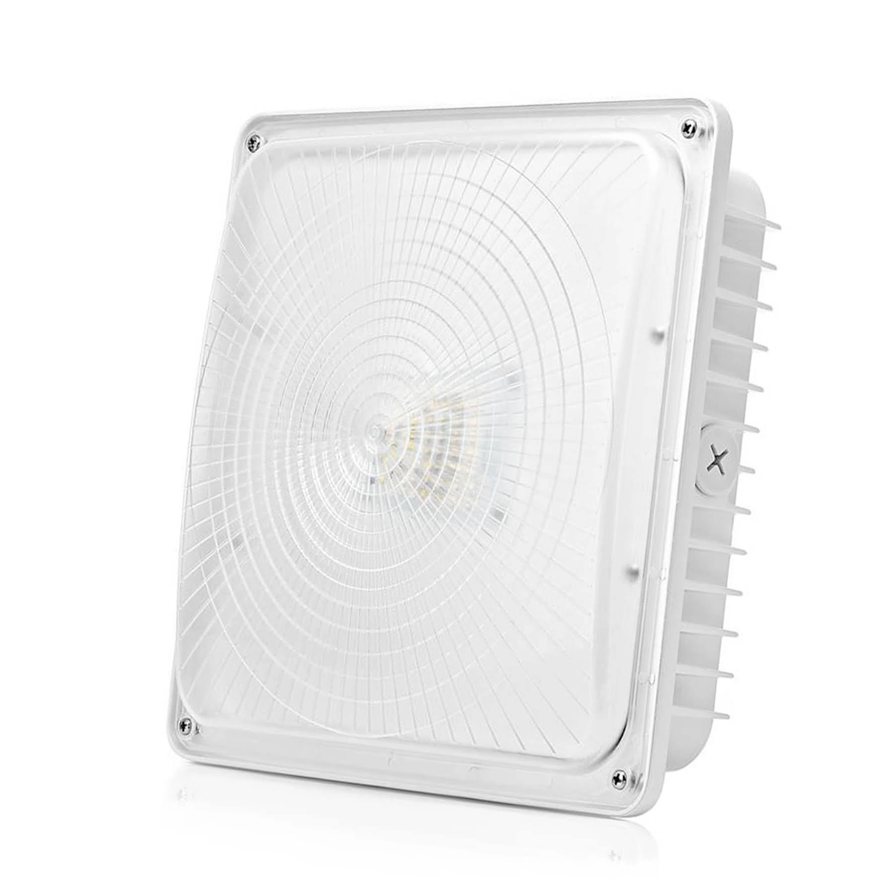 45W LED Canopy Light, 5700K, Dimmable - LED GAS Station Canopy Light, White, 1-Pack