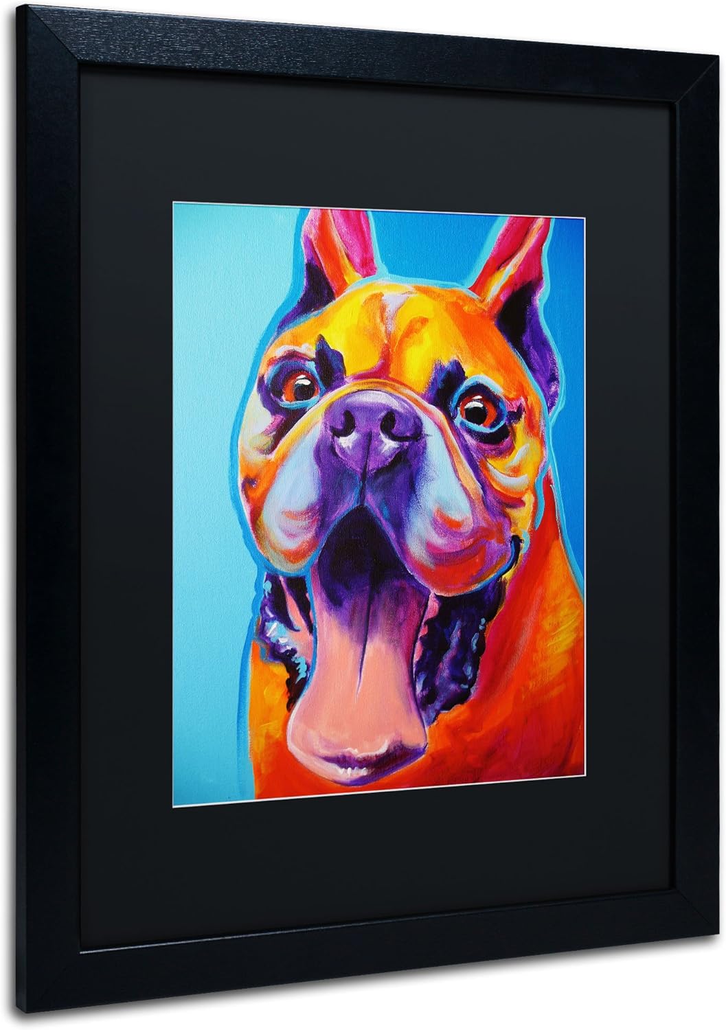 Tyson Artwork by DawgArt Frame, 16 by 20-Inch, Black Pack of 2