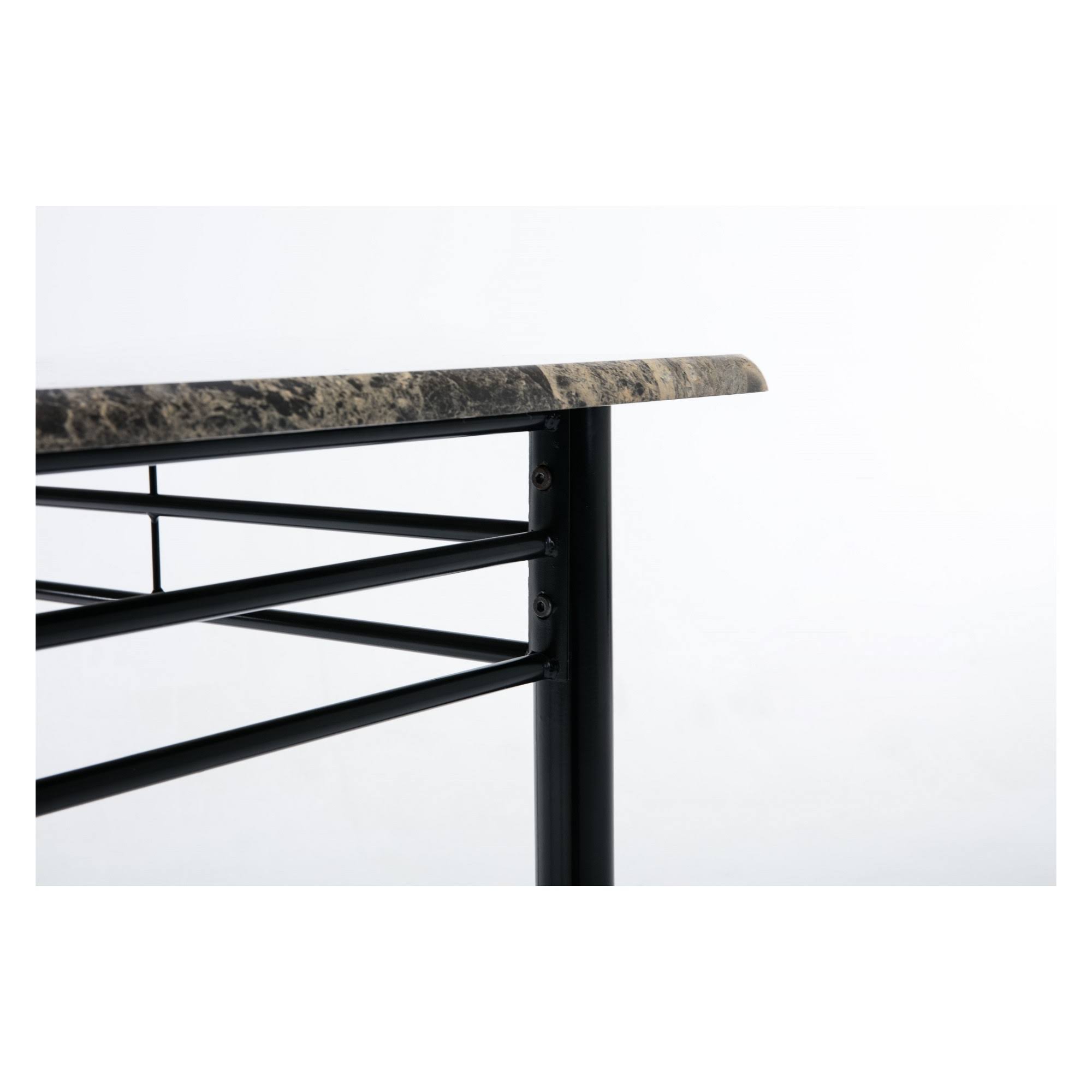 Gareth Breakfast NOOK Dining Table Black - Boraam