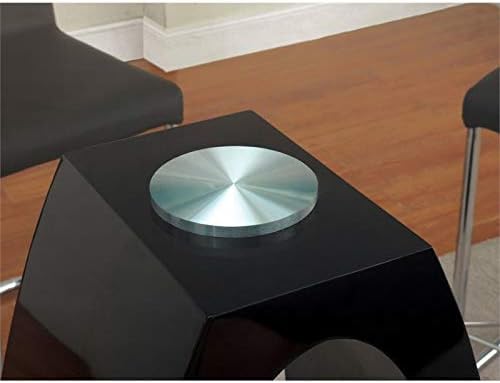 BOWERY HILL Counter Height Round Dining Table in Black