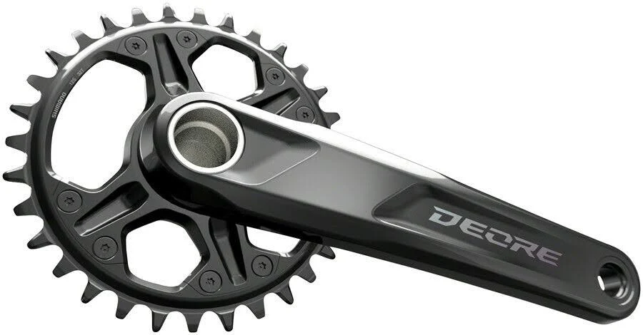 Shimano Deore FC-M6120-1 Crankset - 170mm 12-Speed 32T Black