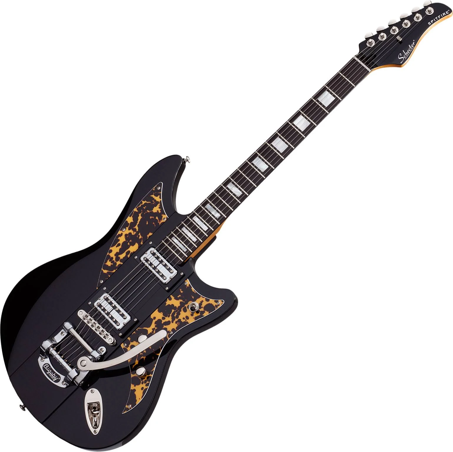 Schecter Spitfire Electric Guitar (Black Leopard)