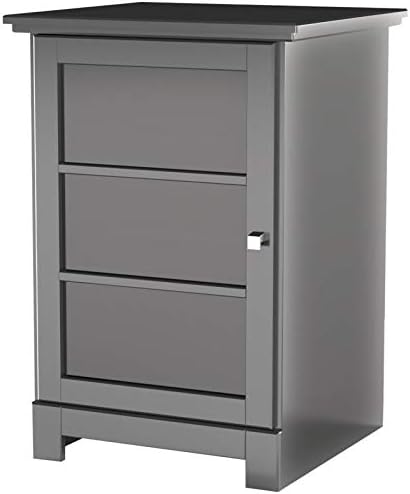 Atlin Designs One Door Audio Tower in Black