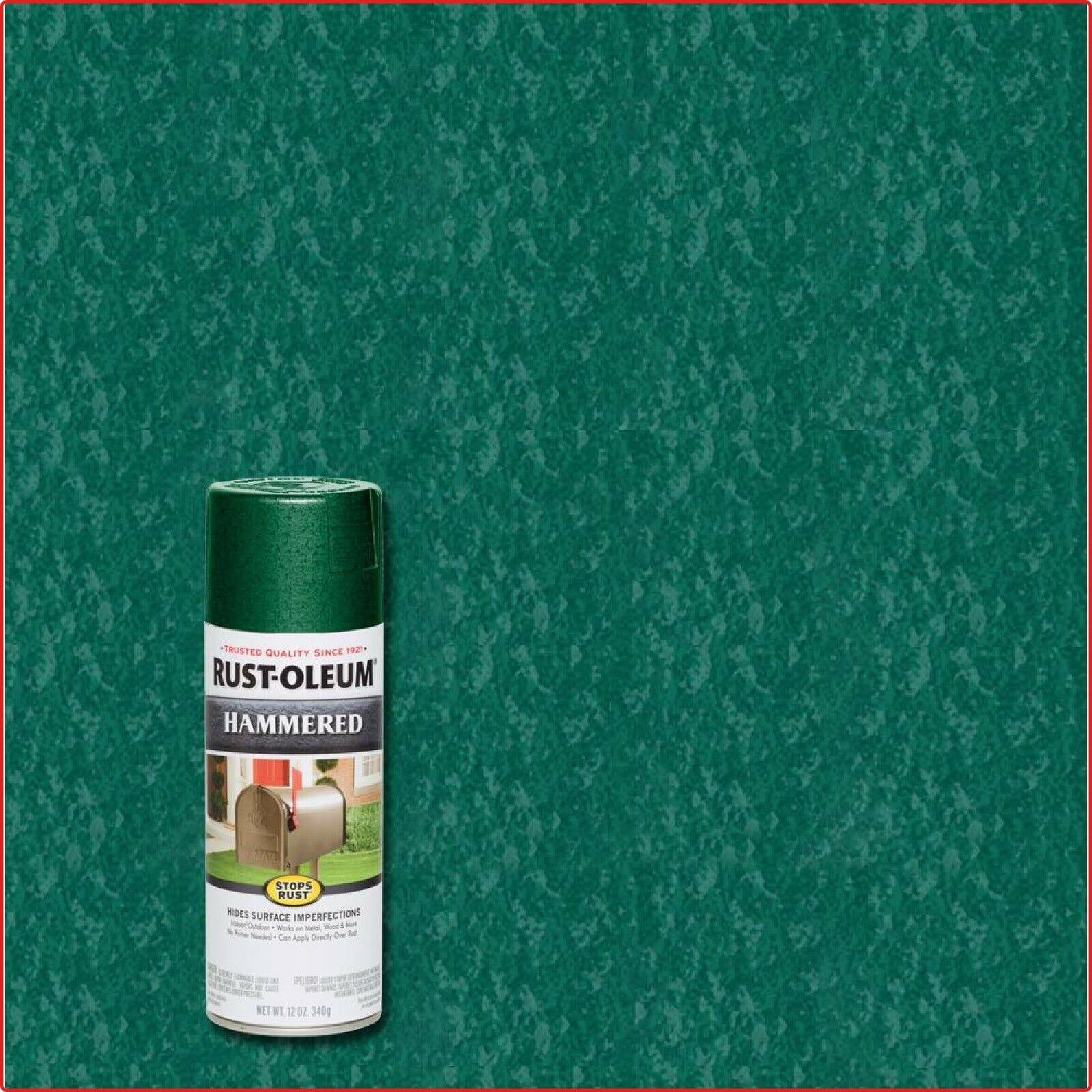 Protective Spray Paint 12 oz. 6 Pack Deep Green Rust Resistant Mineral Spirits