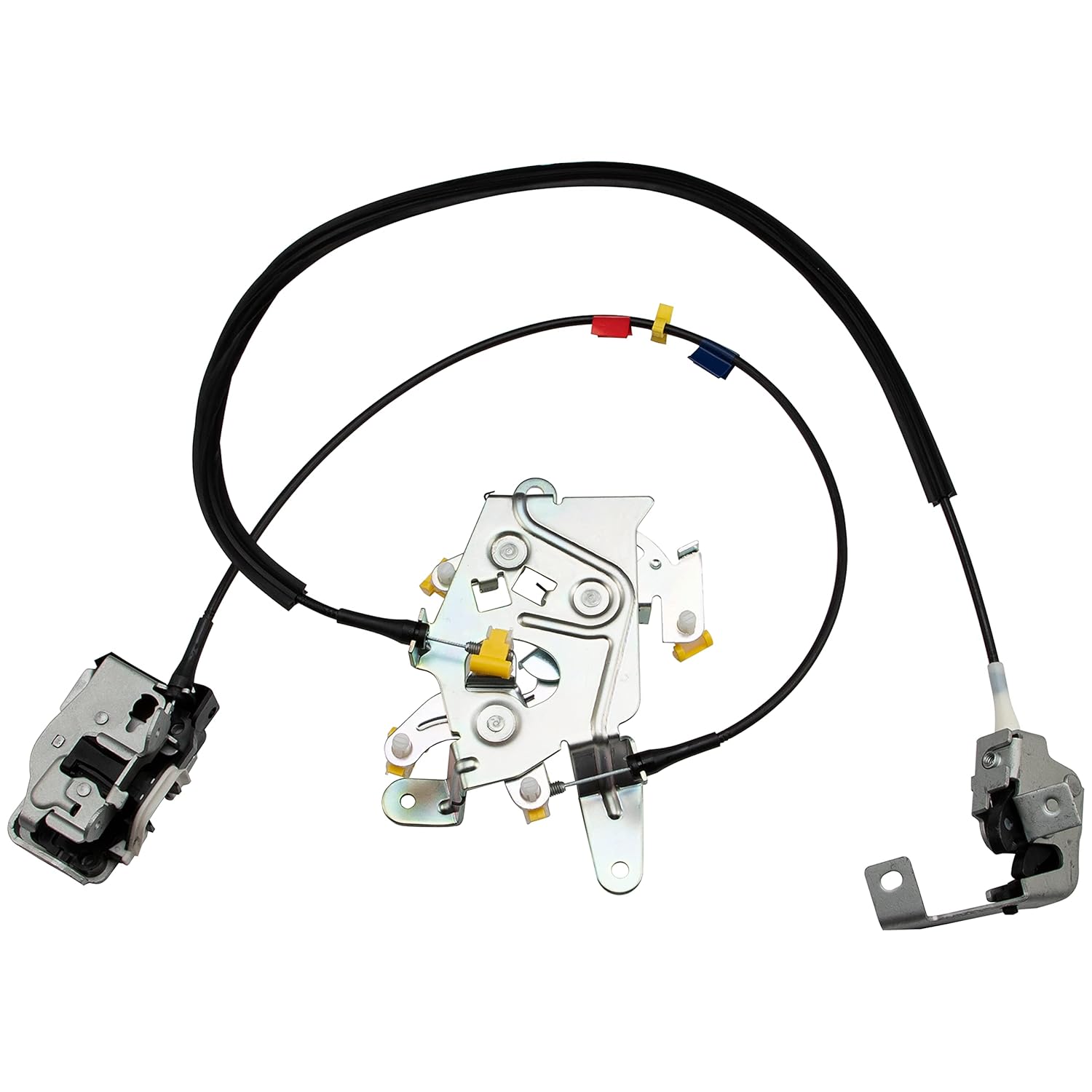 Right Rear Door Lock Cable and Latch Fits Ford F250 F350 F450 F550 Super Duty 1999-2007 Extended 6C3Z28264A00AA Upper and Lower Locking Latches Assembly Replaces Pack of 2