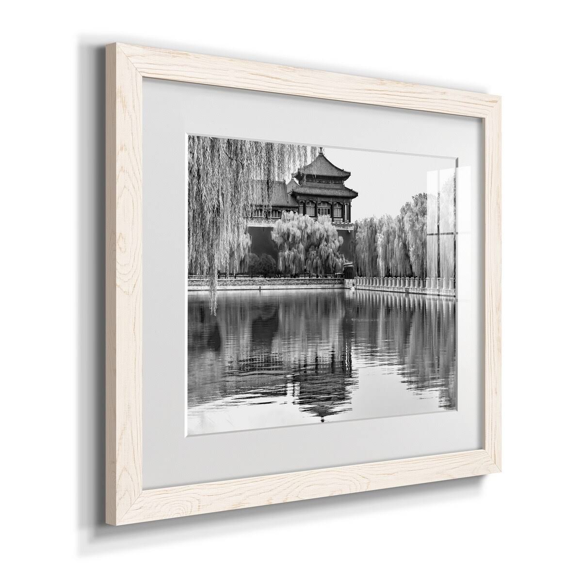 Meridian Gate Reflection-Premium Framed Print - Ready to Hang - 17X20 - Black