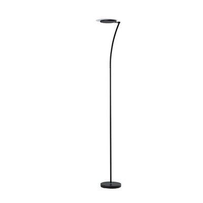 Asmaa 72x22 Torchiere Floor Lamp Latitude Run Base Finish: Black