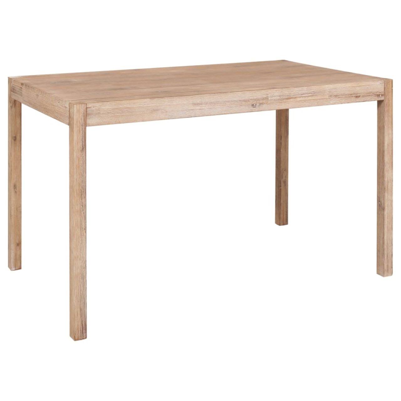 vidaXL Dining Table 47.2x22x27.6x22x29.5x22 Solid Acacia Wood, 247239