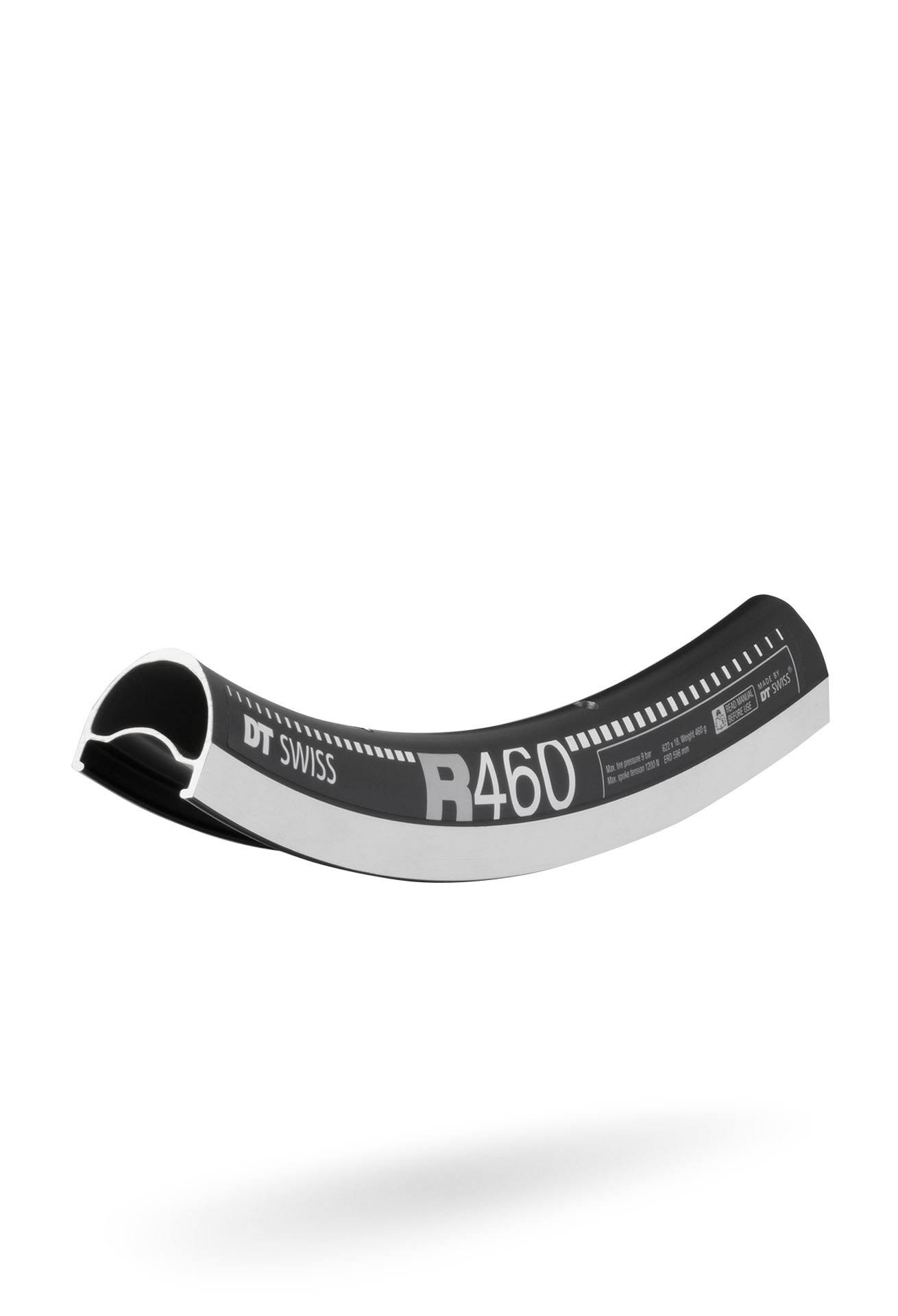 DT Swiss R 460 700c Tubeless-Ready Road Rim, Black