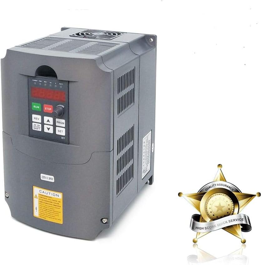 Huanyang VFD,Single to 3 Phase,Variable Frequency Drive,4kW 5HP 220V Input AC 17A for Motor Speed Control ,HY Series