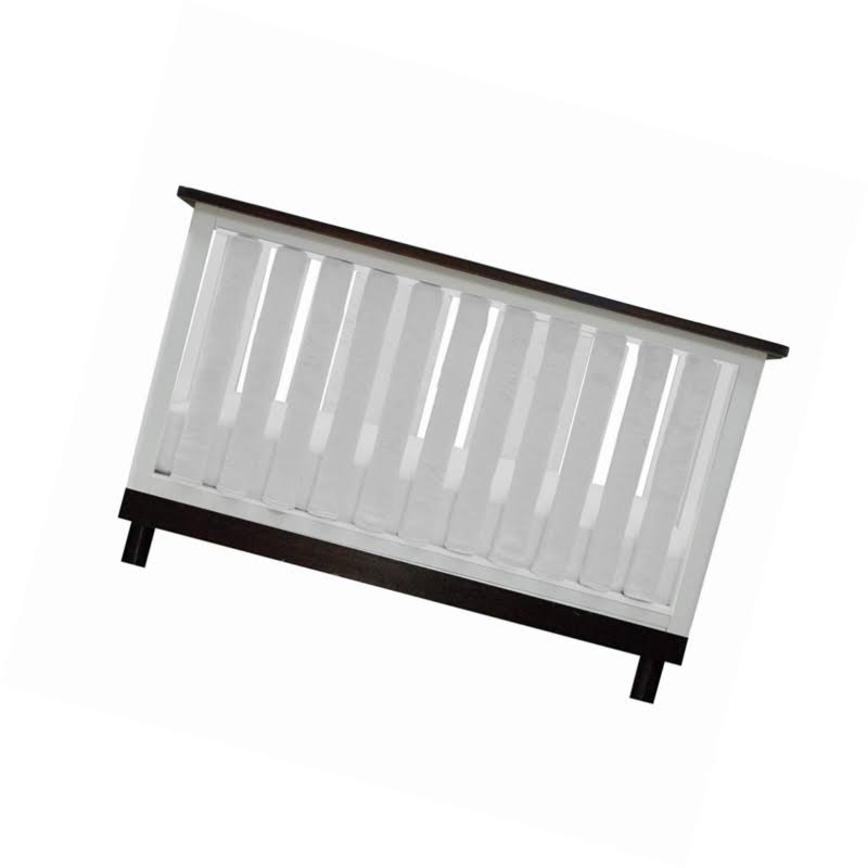 Pure Safety Vertical Crib Liners 24 Pack in Luxurious White Minky