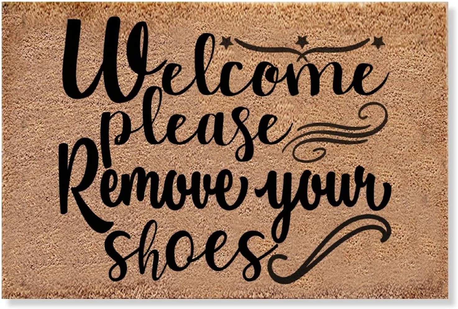 Welcome Home Coir Doormat Non-Slip Backing Door Mat 24