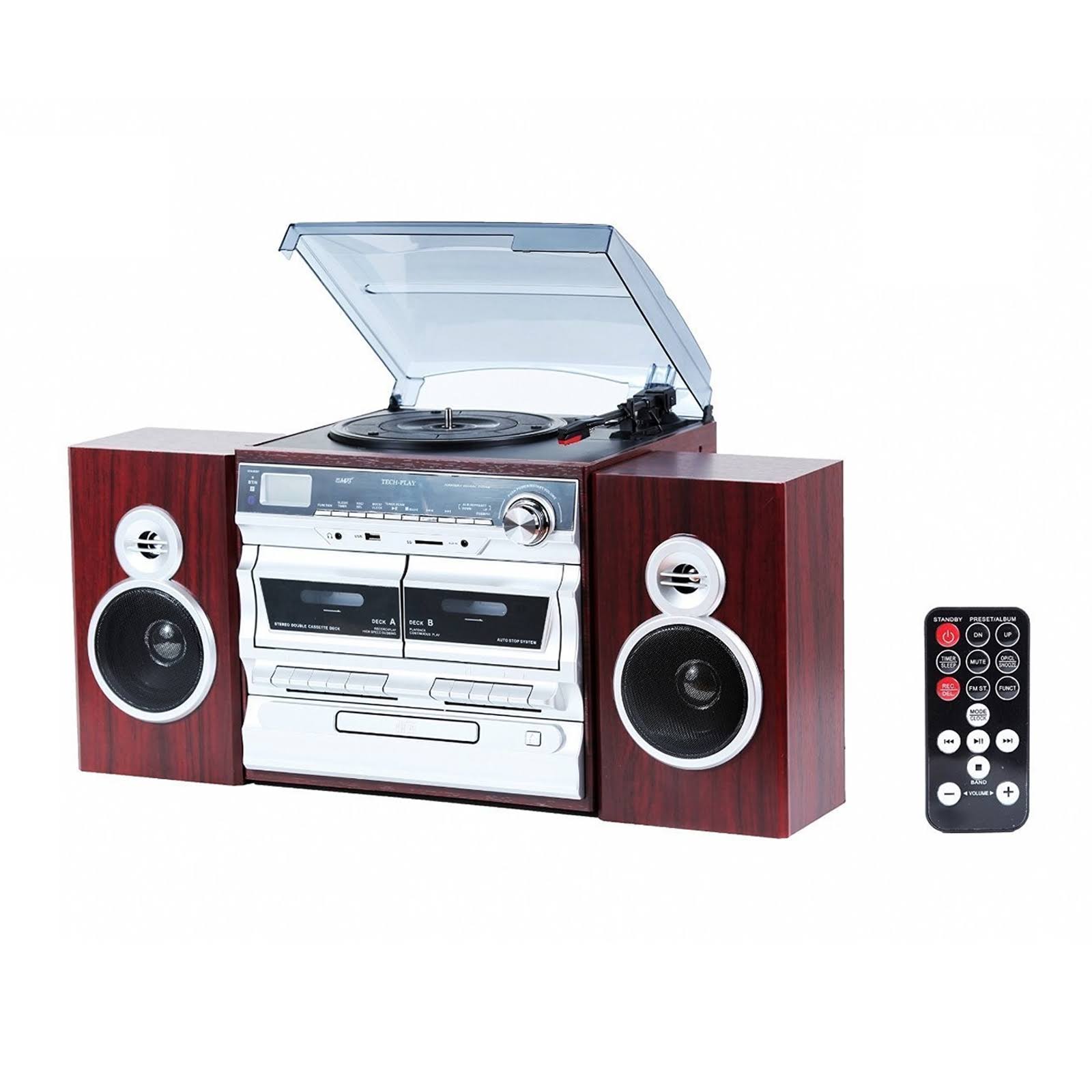 Techplay TechPlach High Power 30W, 3-Speed Turntable with Karaoke