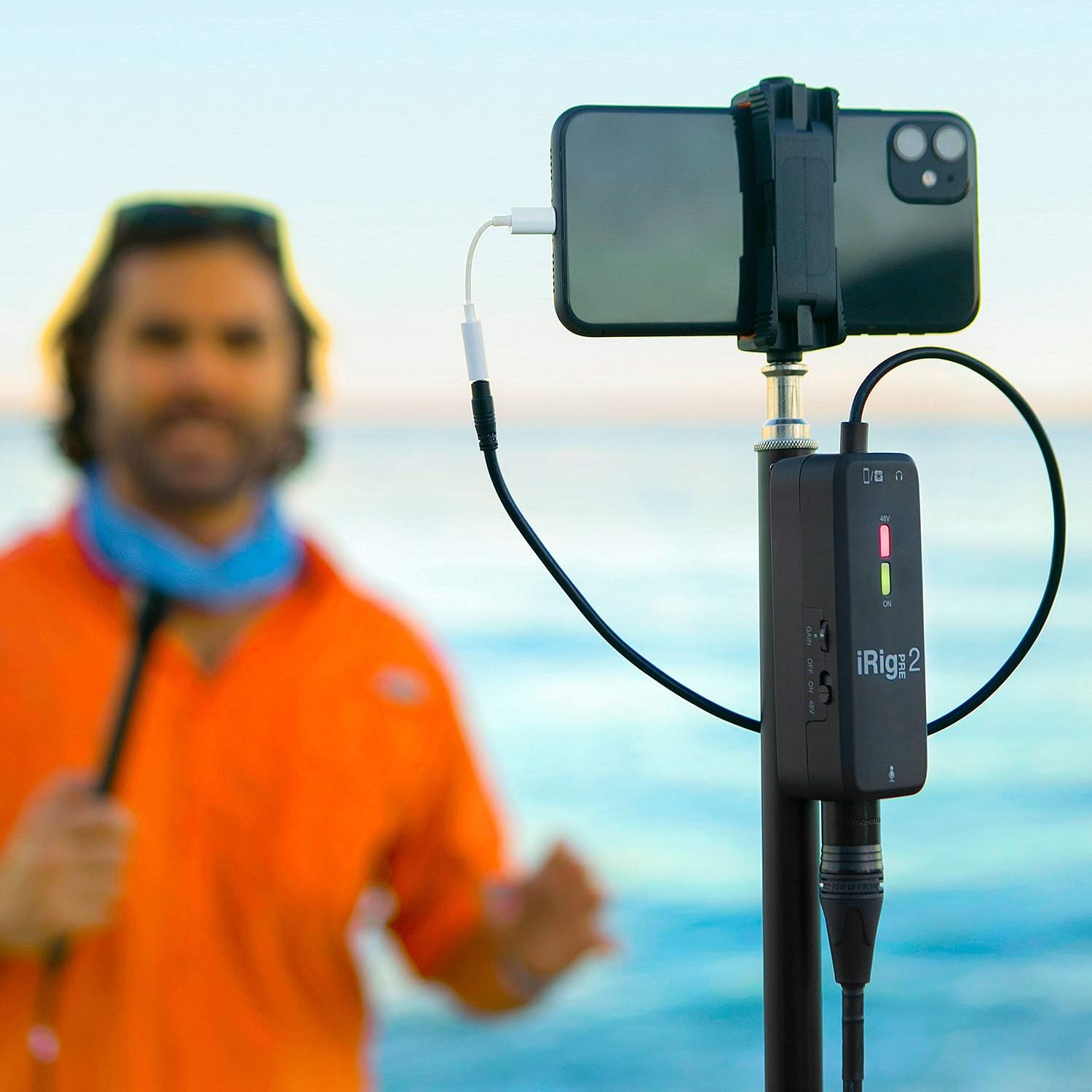 IK Multimedia iRig Pre 2 Microphone preamp for smartphones, tablets and video cameras Pack of 2