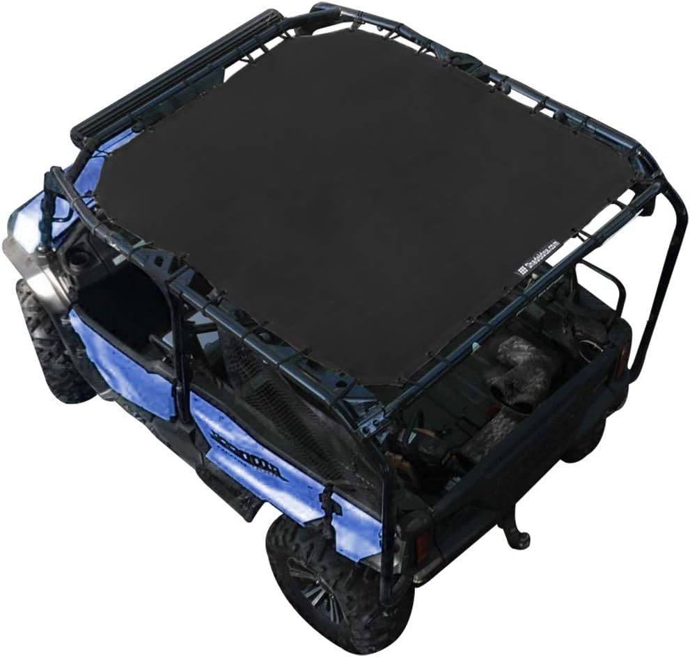Shadeidea Sun Shade for Honda Pioneer 1000-5 (Black Mesh) UTV Sunshade Top Soft Roofs Cover UV Blocker -10 Years Lasting
