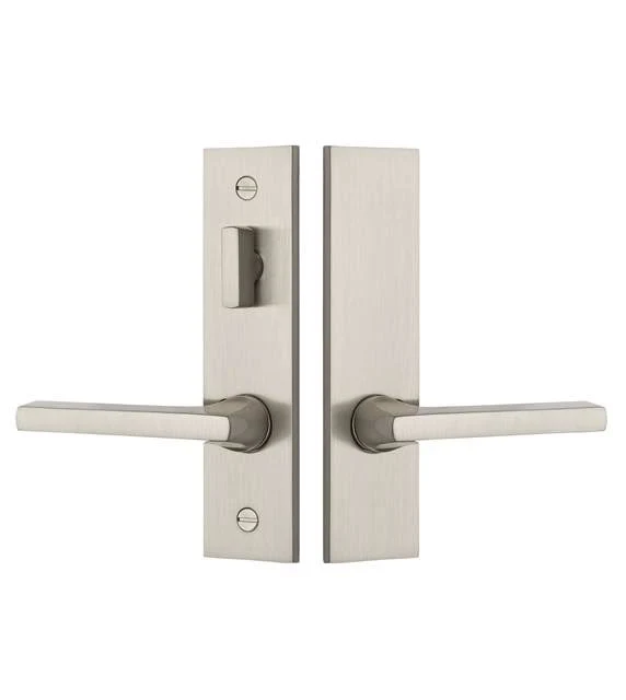 Baldwin Minneapolis Screen Door Privacy Set Lifetime Polished Nickel