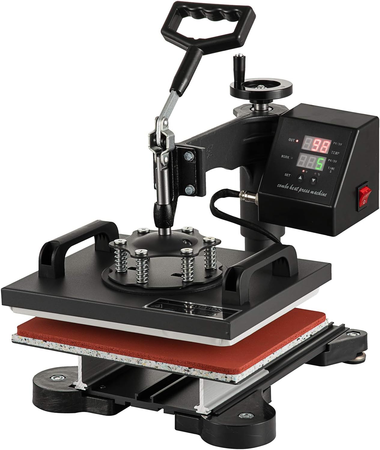 SmarketBuy 8 in 1 Digital Multifunctional Heat Press Machine 12