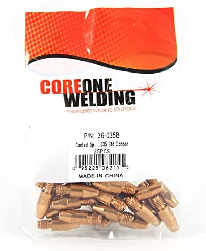 Contact Tips .035 Standard Duty 360 Amp Series 36-035B - 25 Pack