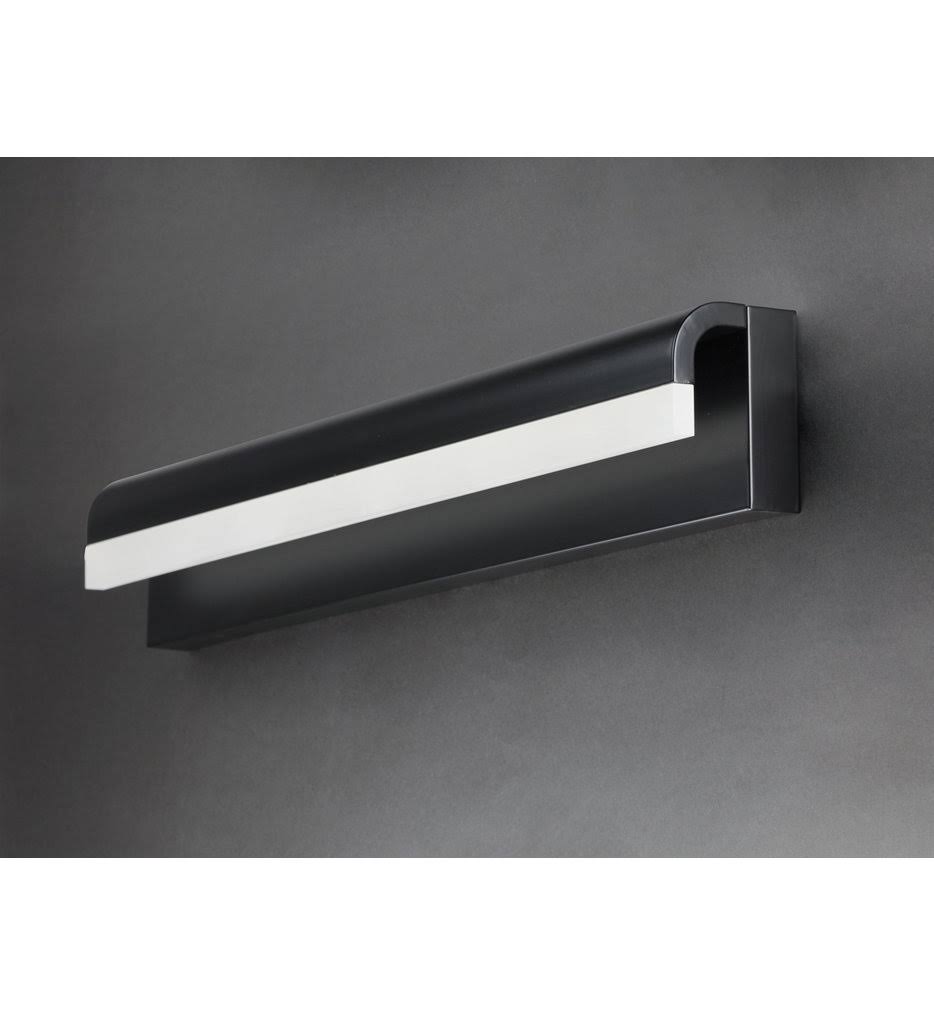 ET2 - E24842-90BK - LED Bath Vanity - Waterfall - Black