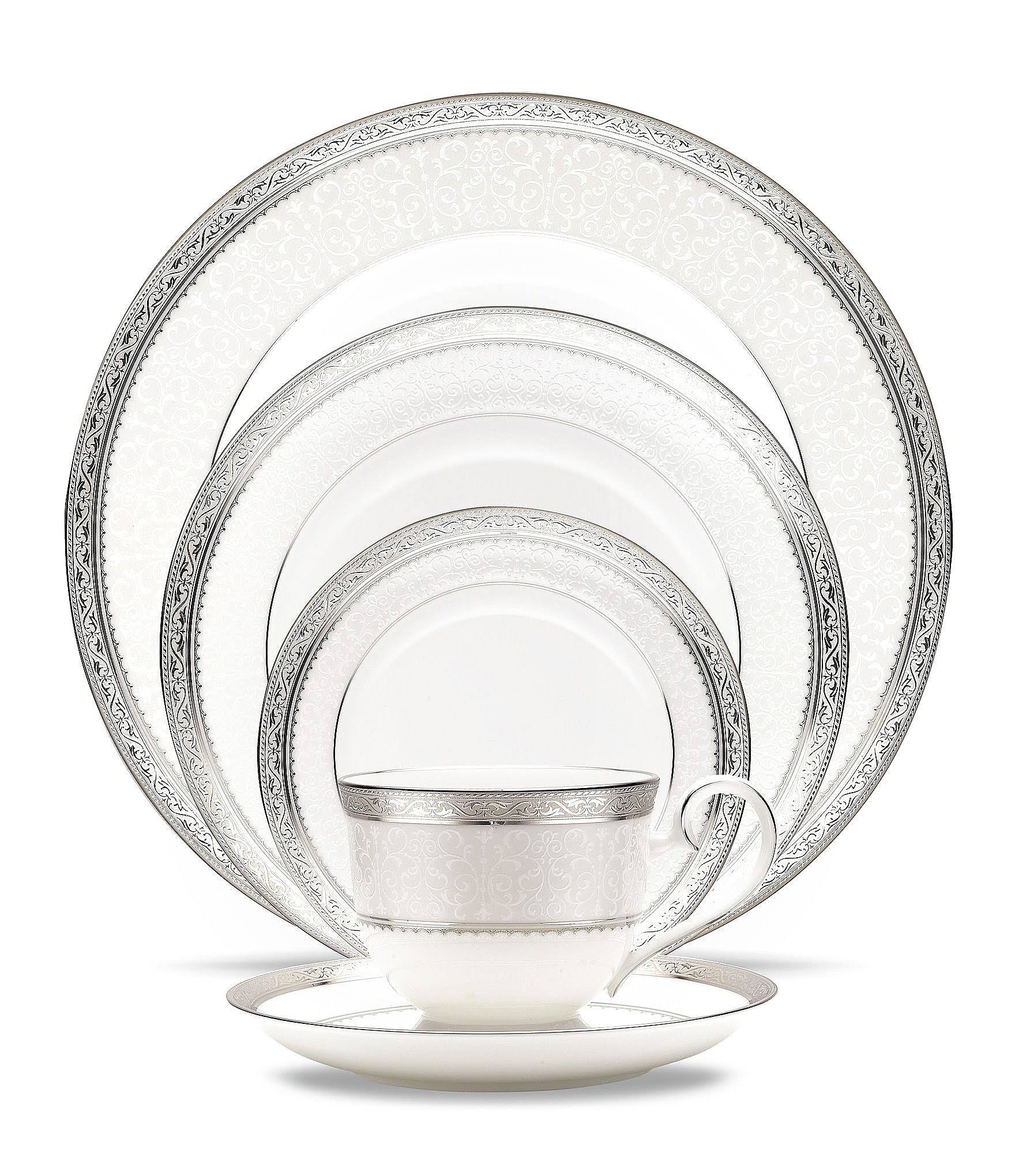 Noritake Odessa Platinum 5-Piece Place Setting