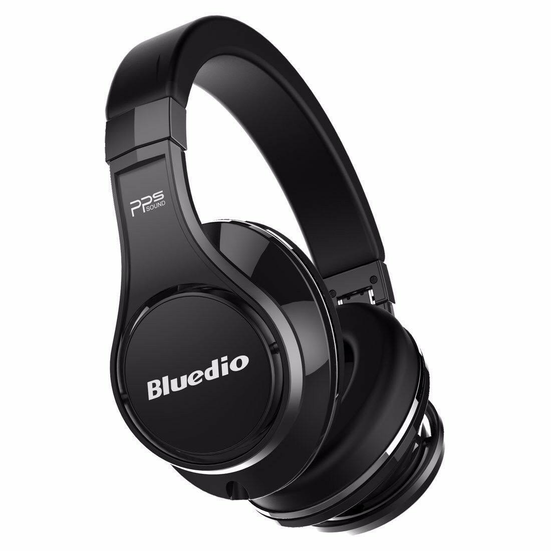 Bluedio U UFO PPS 8 Drivers Over-Ear Bluetooth Wireless Headphone with Mic Black