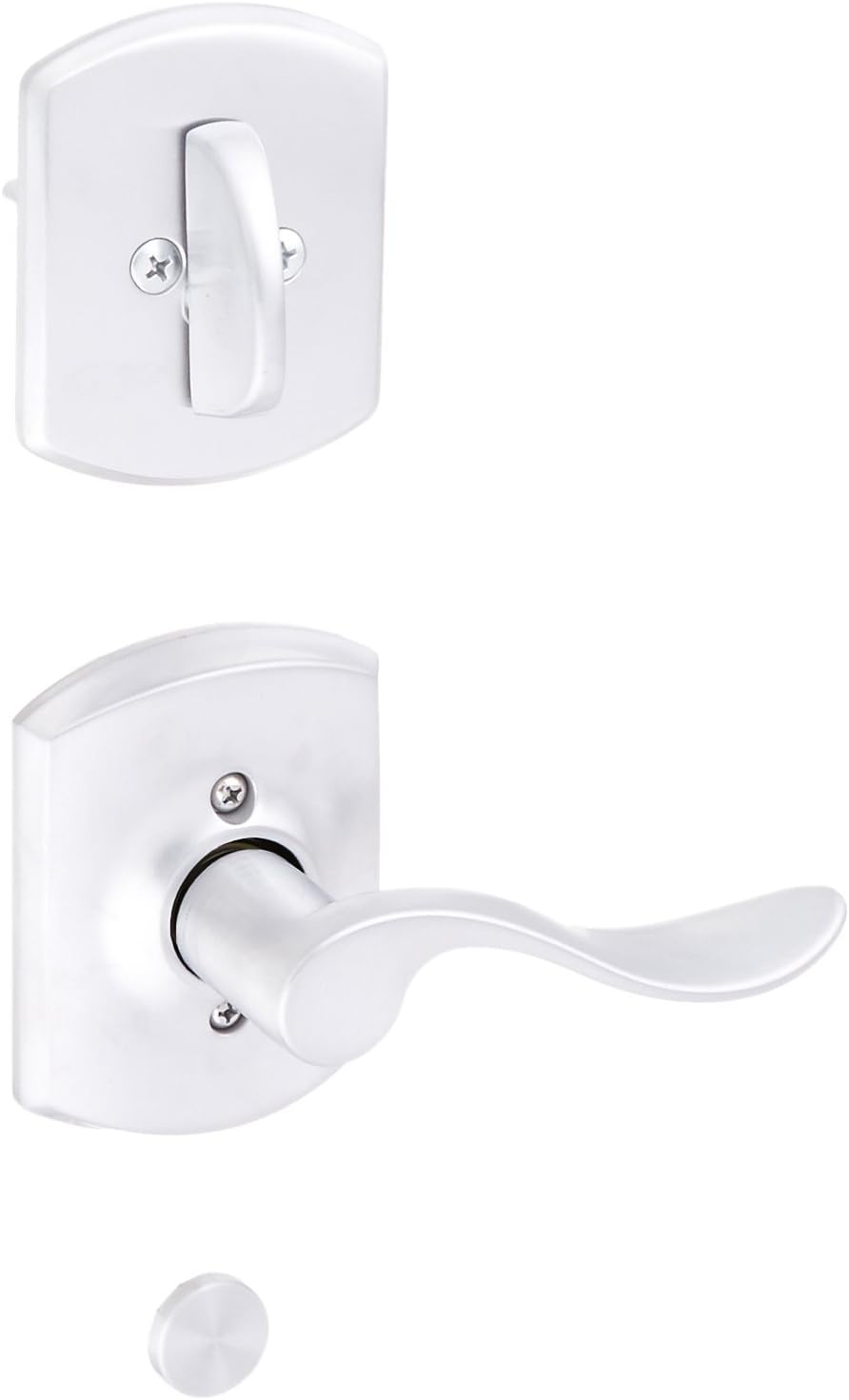 Schlage Lock Company F94ACC626GRWRH Greenwich Deco Rose Dummy Handleset Trim Pack of 2