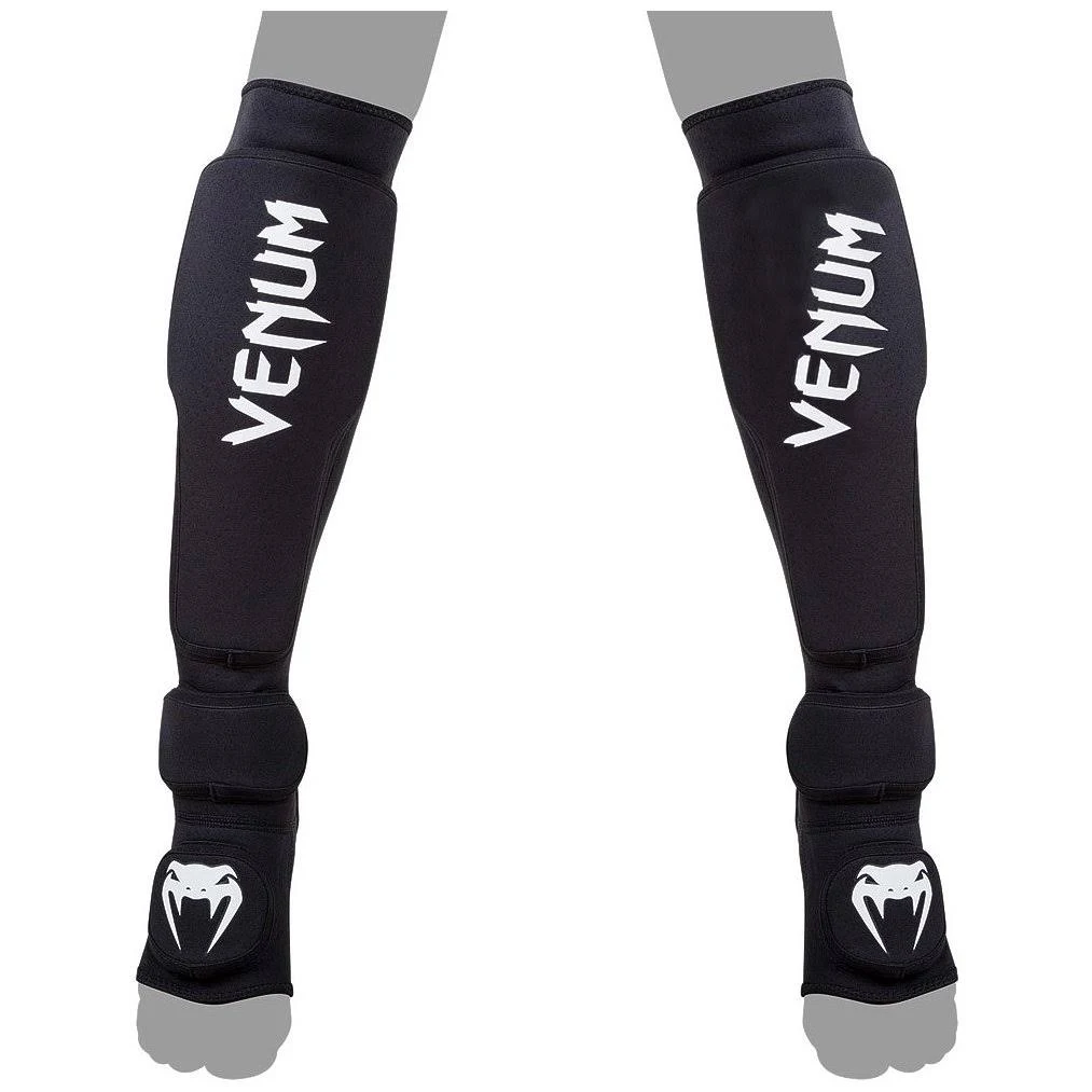 Venum Kontact Evo Shin Guards - Black