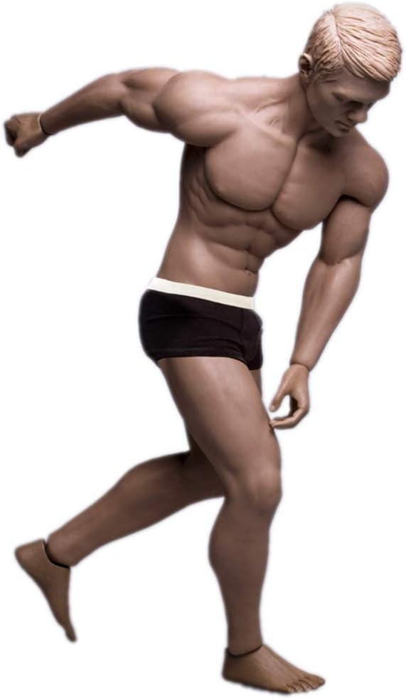 HiPlay Phicen 12 inch Male Seamless Action Figures-Realistic Silicone Body -1/6 Scale Super Flexible Male Figure (M30)