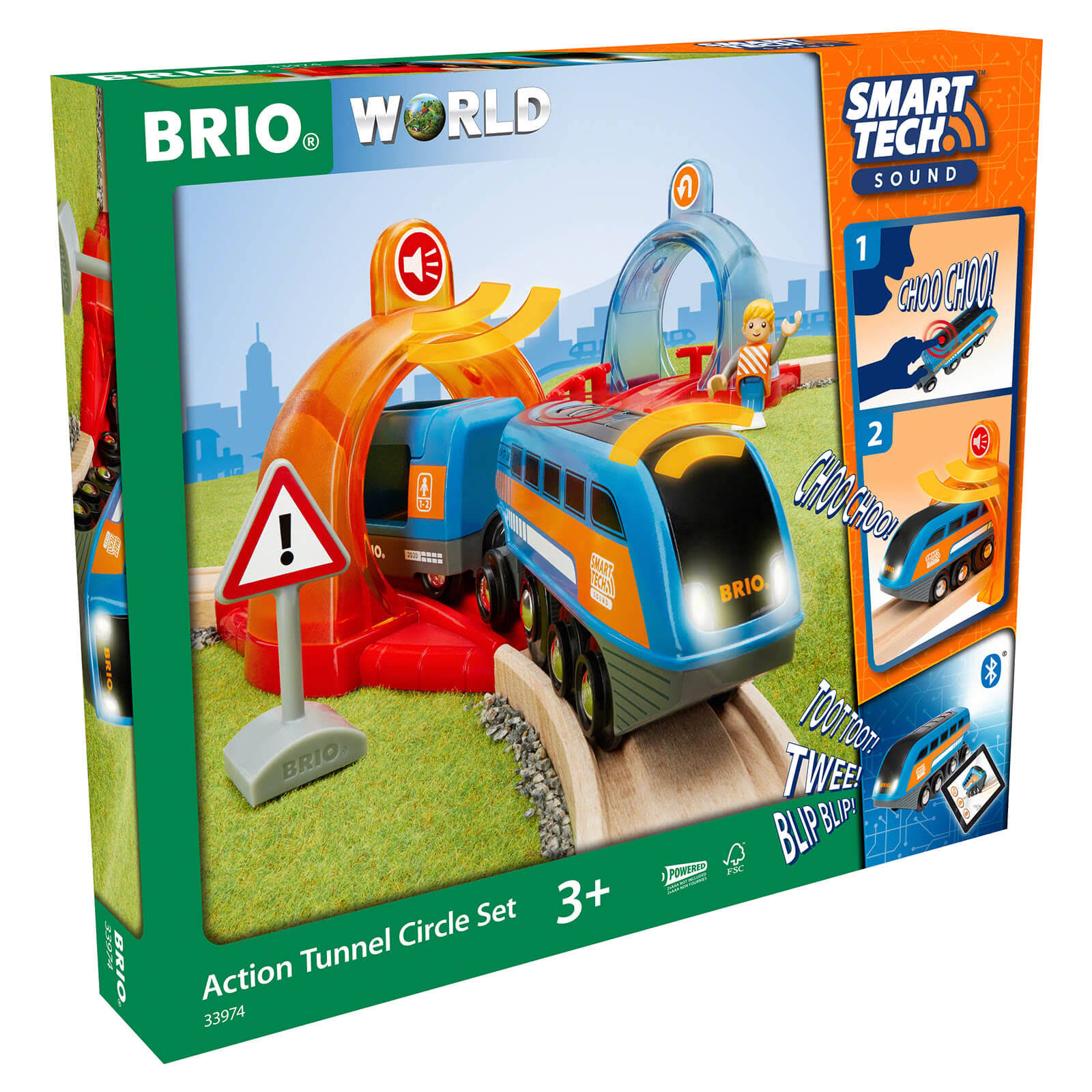 Brio 33974 World-Smart Tech Sound-Action Tunnel Circle Set