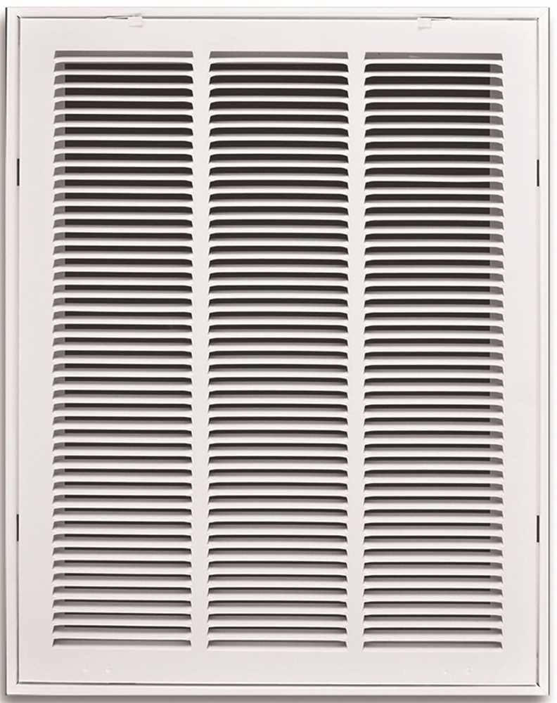 Truaire Stamped Return Air Filter Grille, Removable Face, 10 in. x 30 in., White
