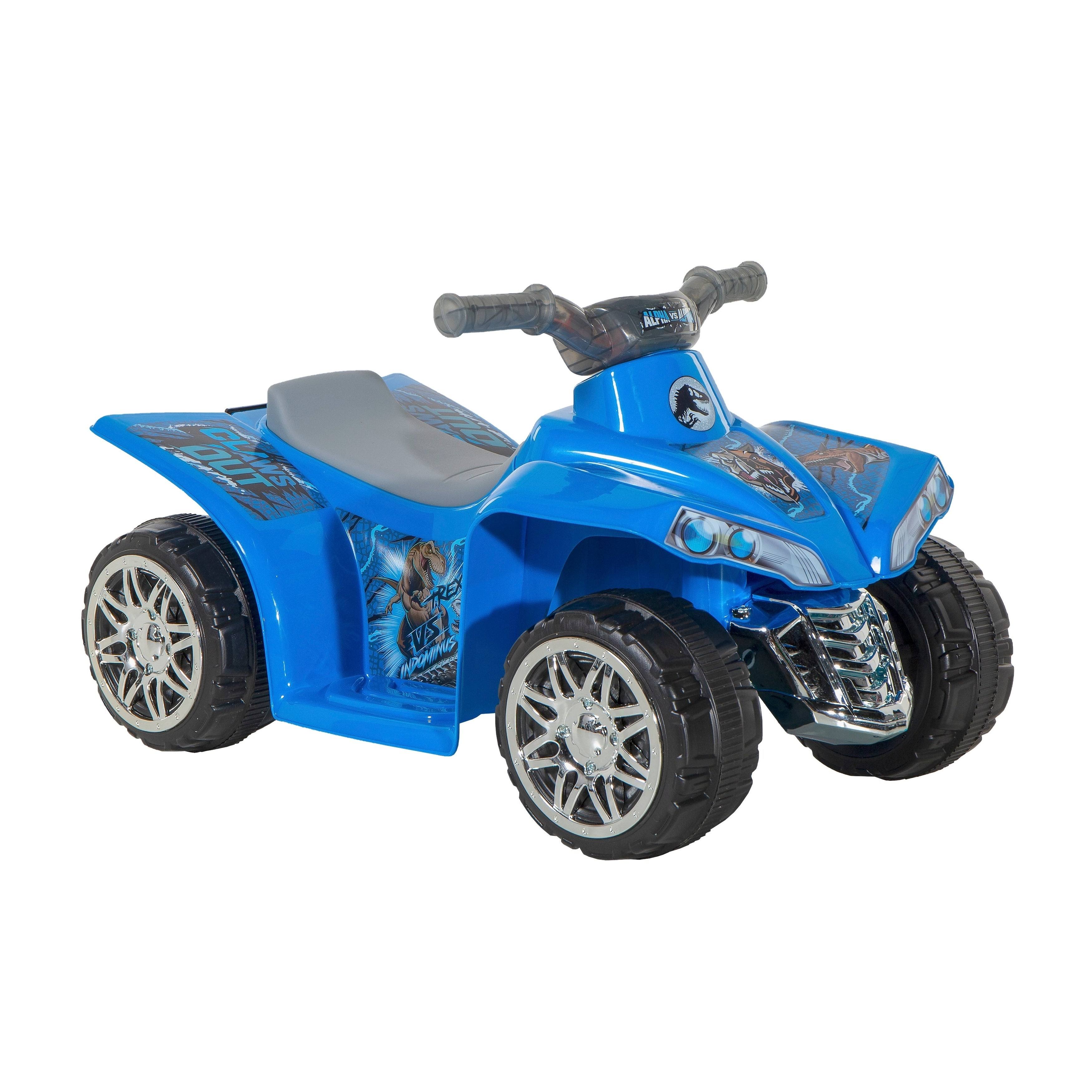 Dynacraft 8805-30 Childrens Jurassic World 6V Riding Toy Quad 4 Wheel