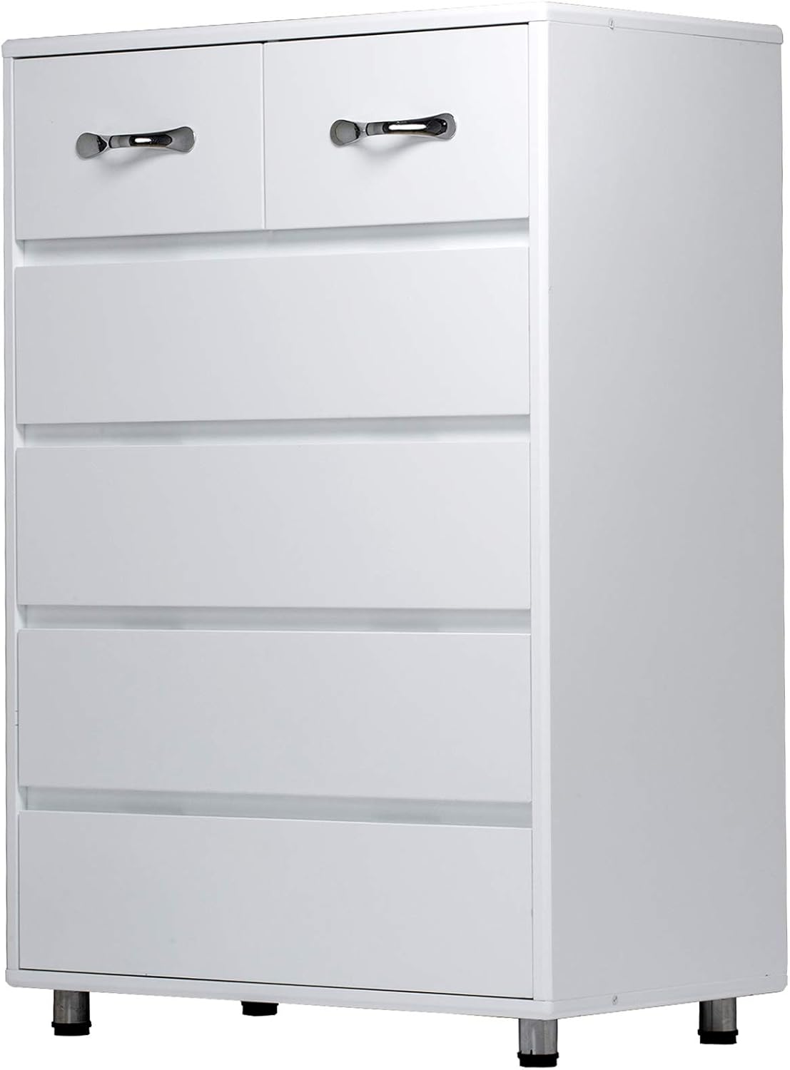 Knocbel Round Edge Storage Chest Home Office Storage Cabinet with 6 Drawers, 90lbs Weight Capacity, 27.55