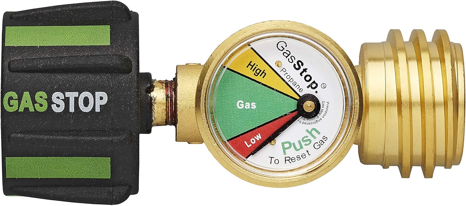 GasStop Propane 100% Emergency Shut-Off Safety Device-for RV ACME type connections