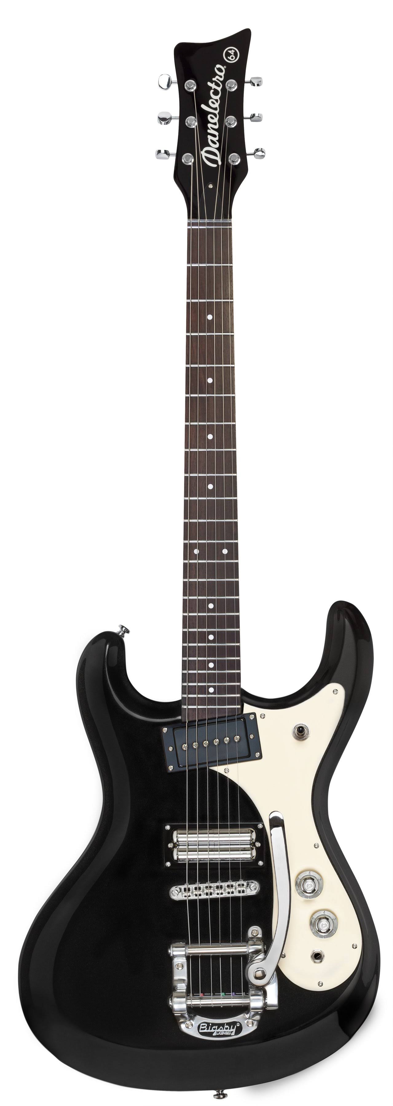 Danelectro &64 Electric Guitar Black Pearl