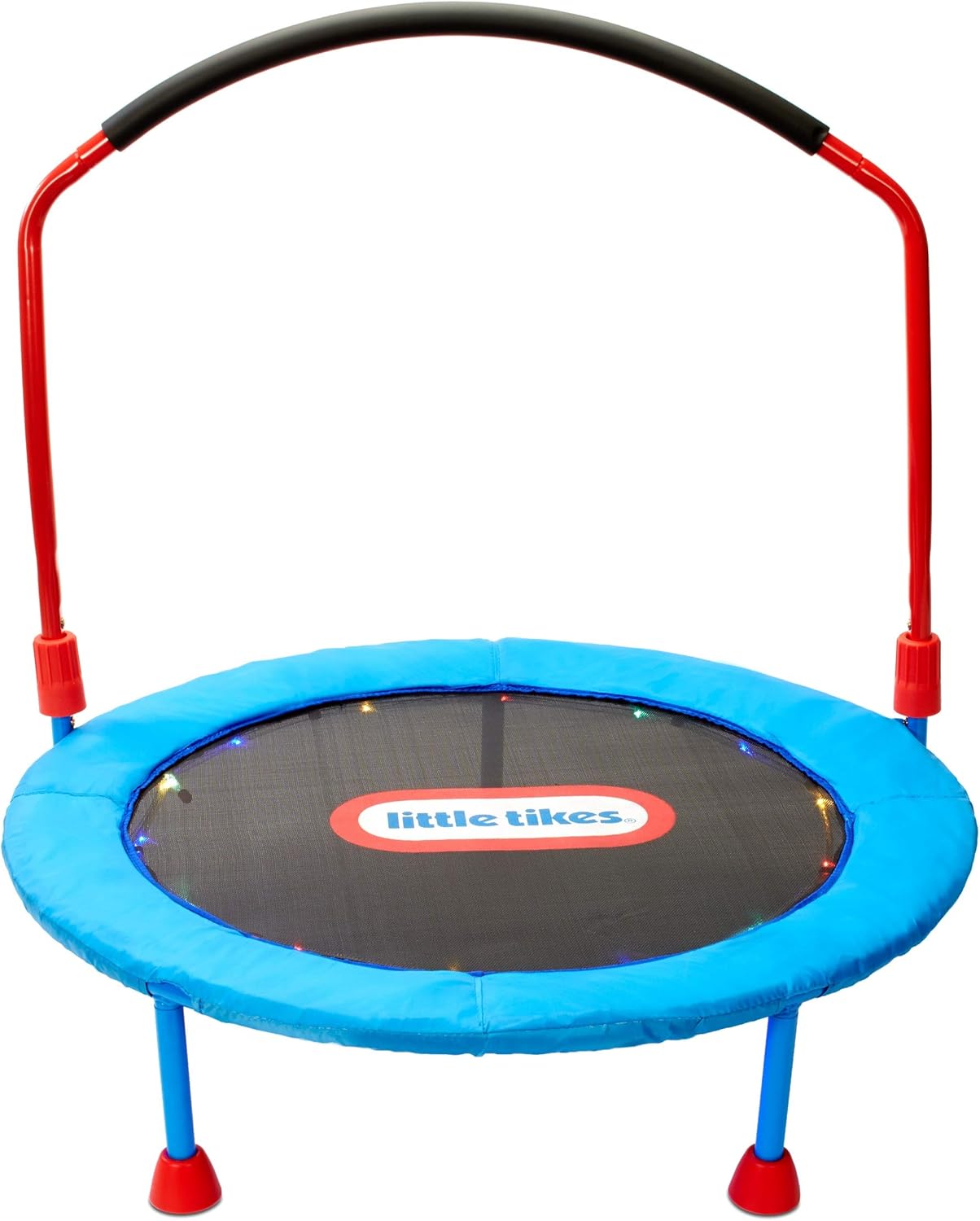 Little Tikes Light-Up 3-foot Trampoline with Folding Handle for Kids Ages 3 to 6 Pack of 2