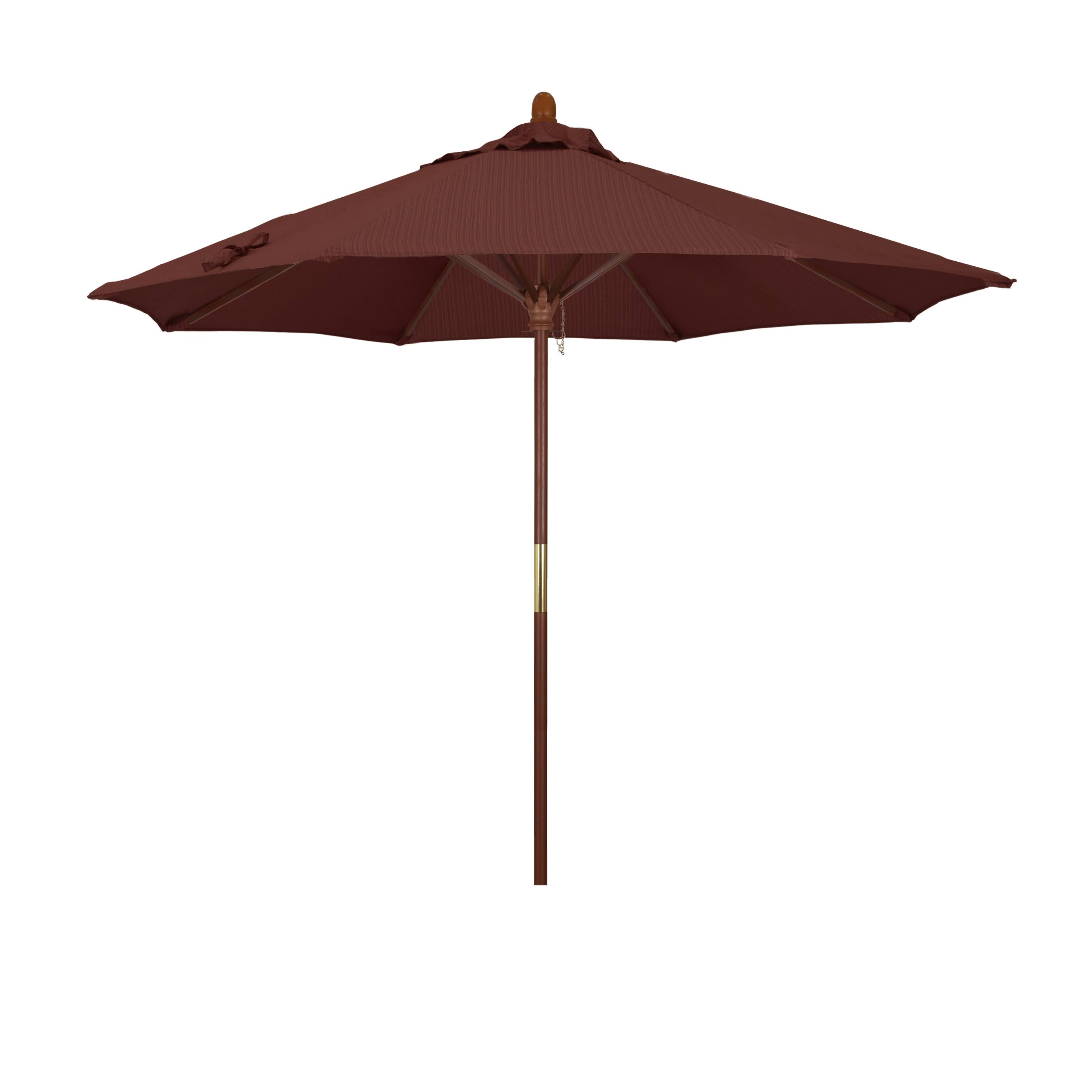 California Umbrella - 9& Wood Market Umbrella FD12 - Terrace Adobe Champagne - Olefin