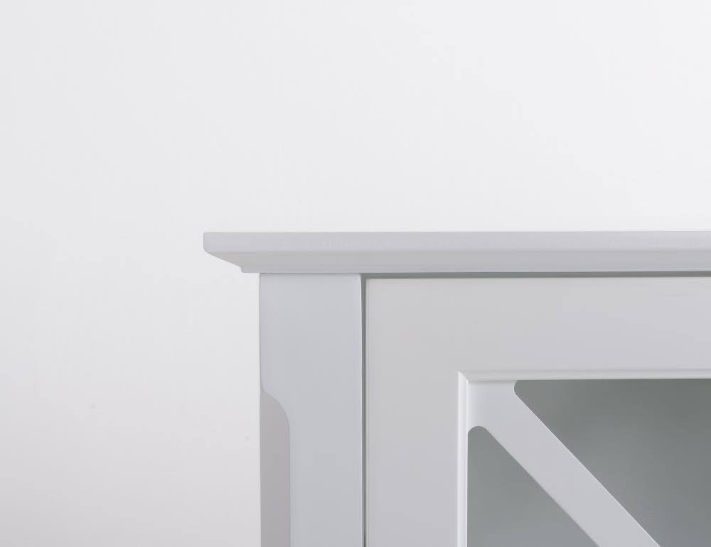 Homestar Savannah Accent Cabinet with 4 Doors-White | CBT-C1910168-LWS