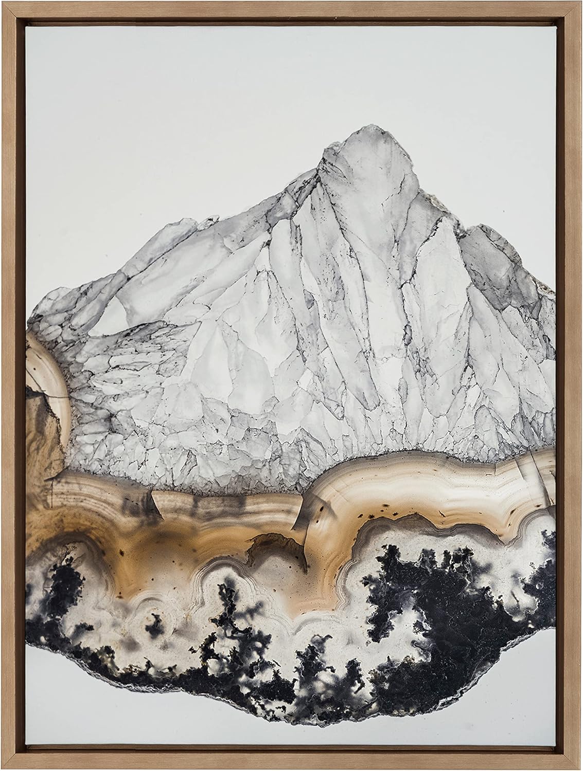 Kate and Laurel Sylvie Ancient History Framed Canvas by Emiko and Mark Franzen of F2Images, 18x24, Gold Pack of 2