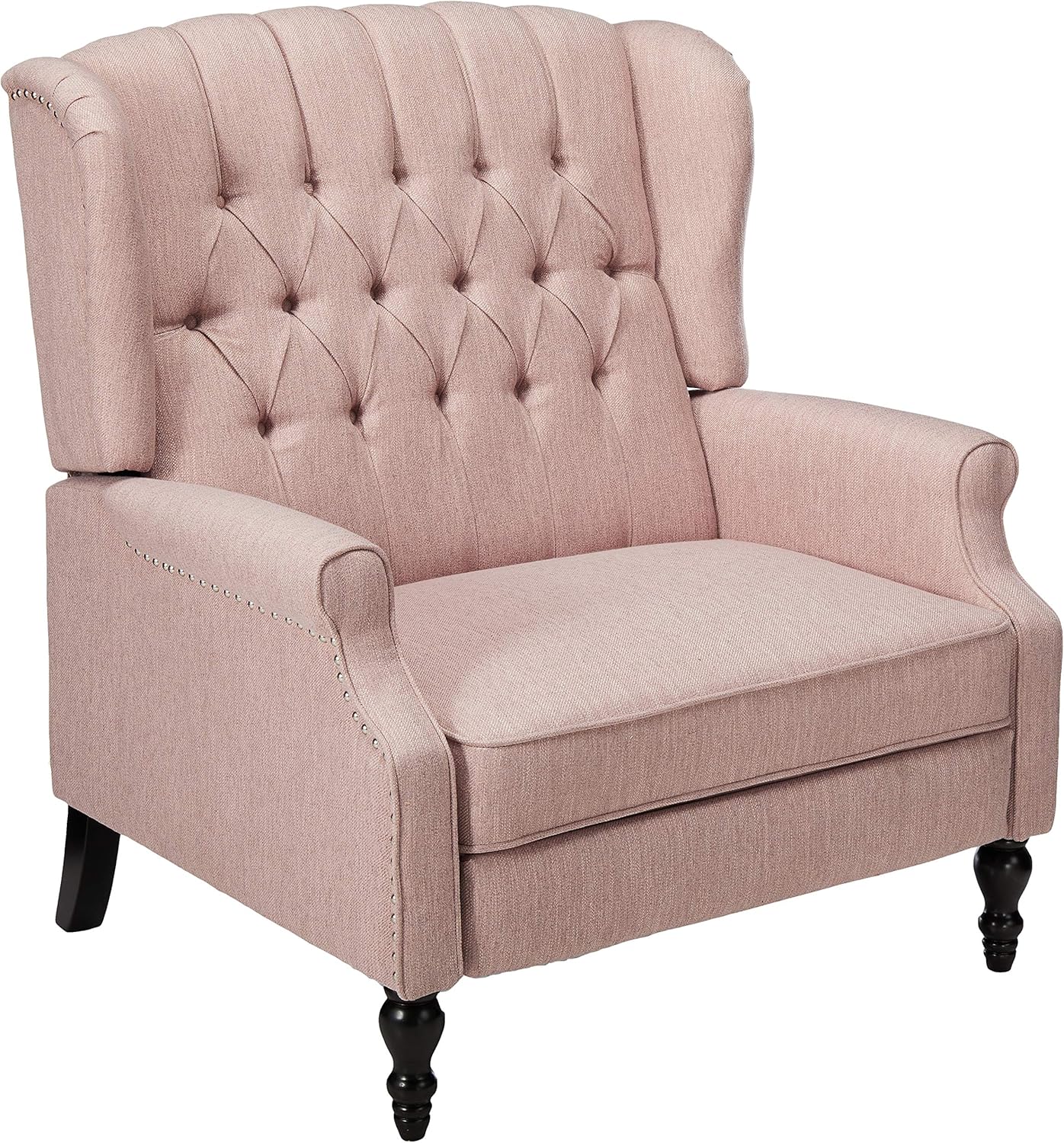 Christopher Knight Home Salome Push Back Recliner, Beige, Dark Brown