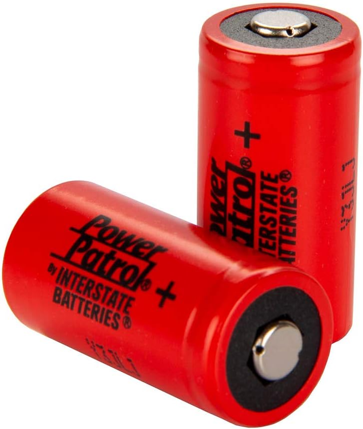 Interstate Batteries Power Patrol CR123A 3V Lithium Battery (40 Pack) 3 Volt 1.55mAh Lithium-ion Batteries (PHO0018) Film, Digital Cameras, Camcorders, Flashlights