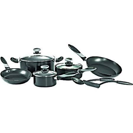 Mirro MIR-A797SA84M Get A Grip Cookware Set Black 10 Piece
