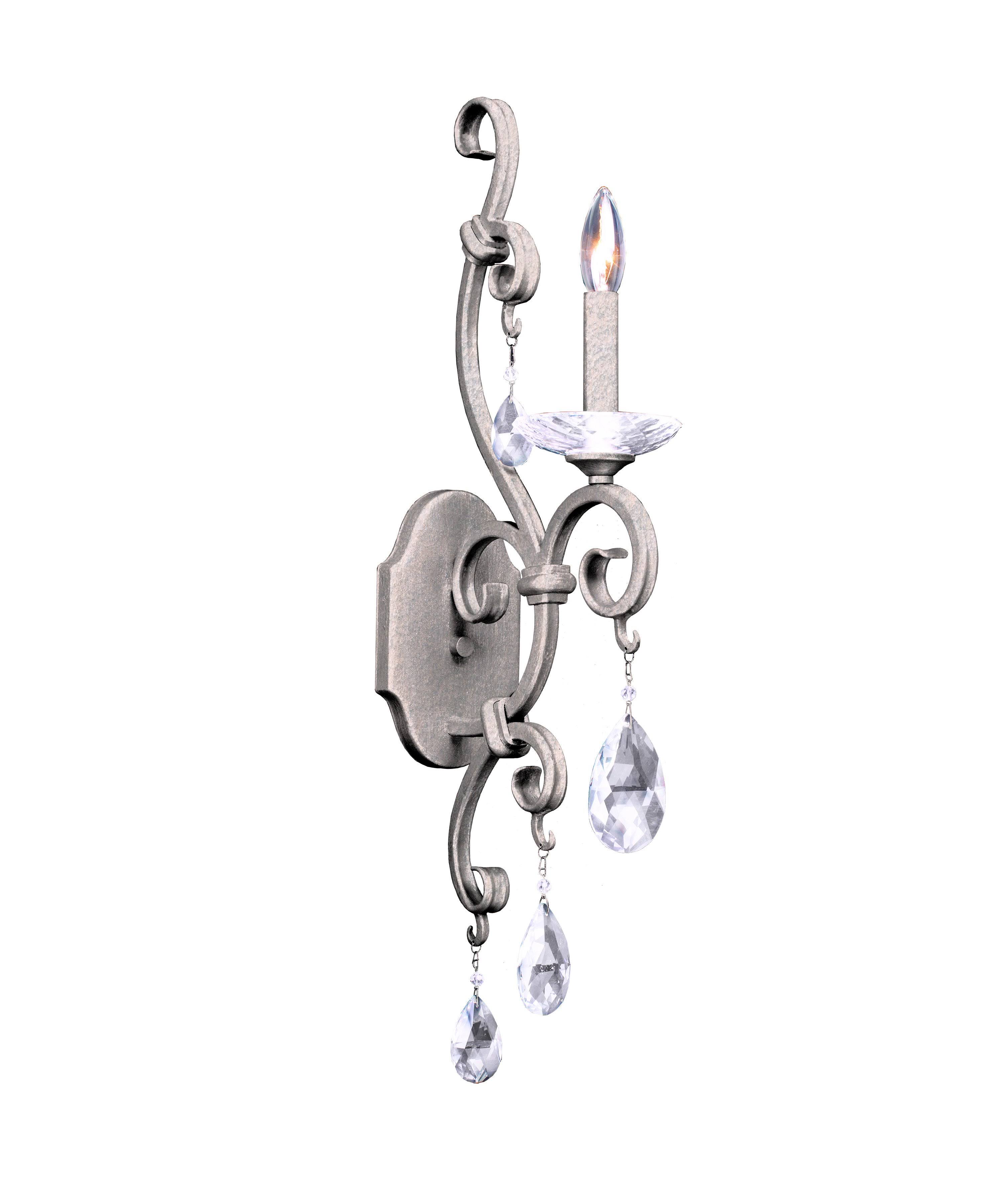 Kalco - 506721PS - One Light Wall Bracket - Palladium - Pearl Silver